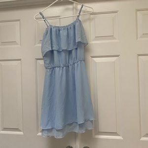 H&M divided light blue dress